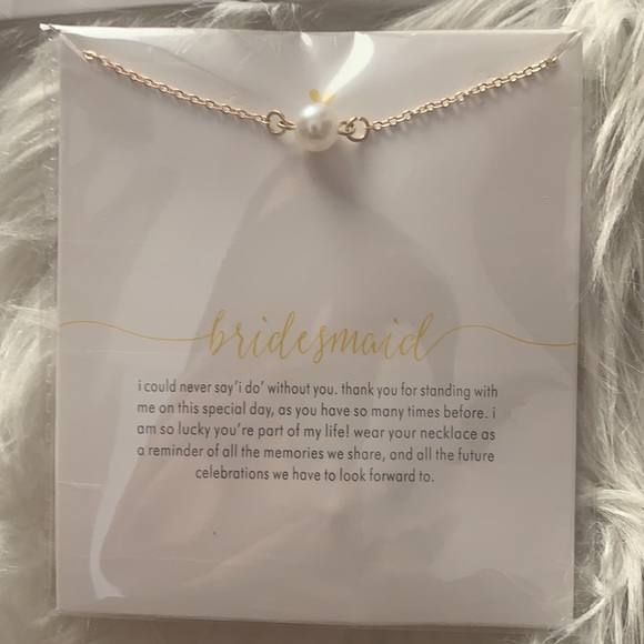 LOT Bridesmaid Necklace Gift (brand new) + 2 flower girl - Picture 2 of 6